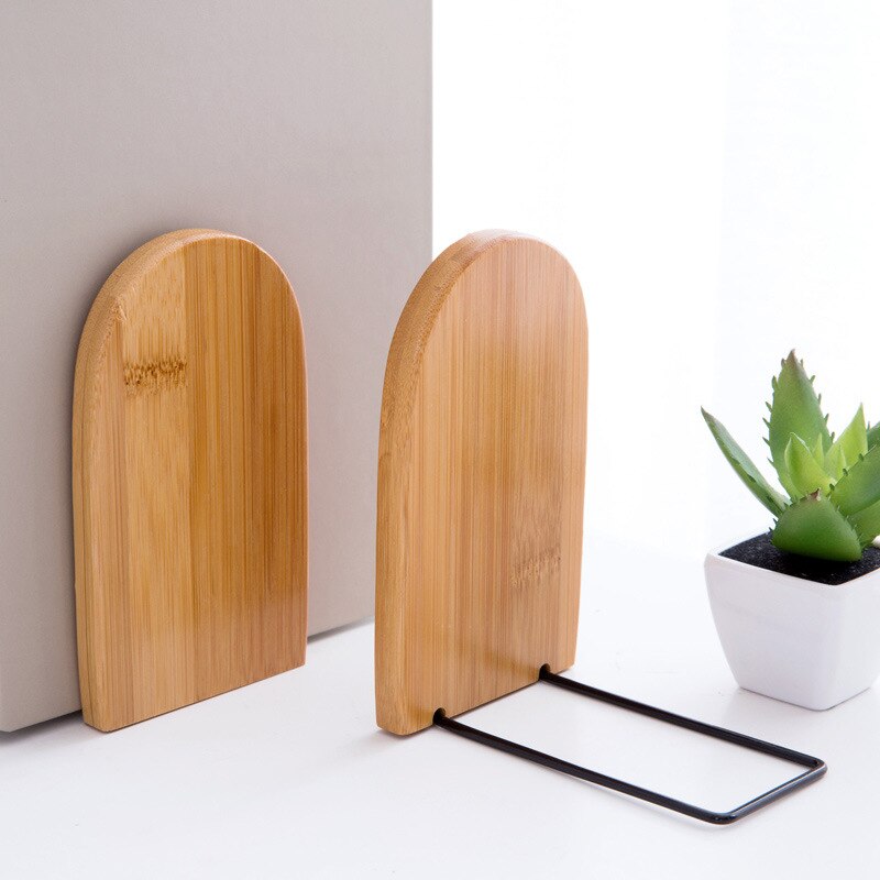 Bamboo Book Ends Holder