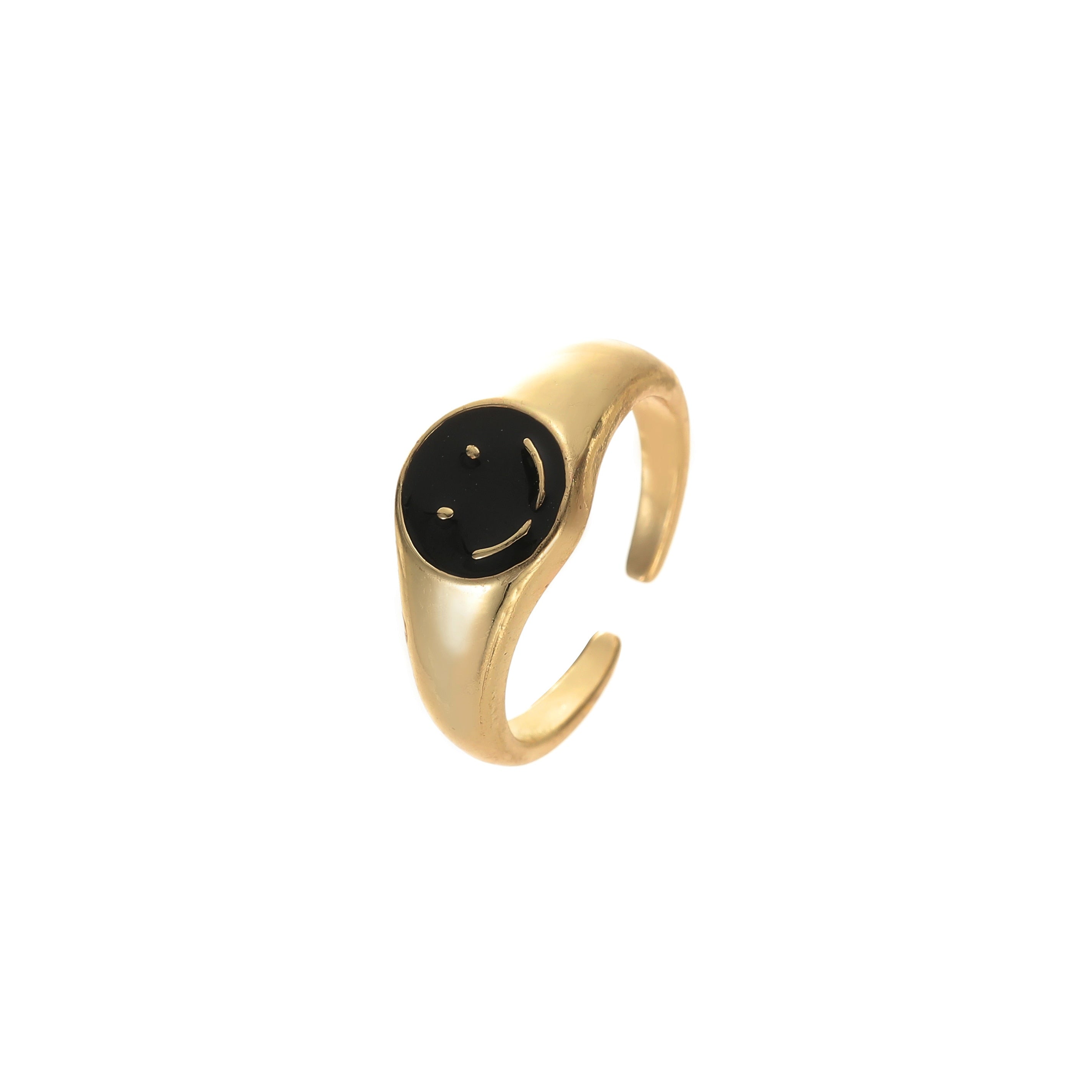 Smiley Gold Ring