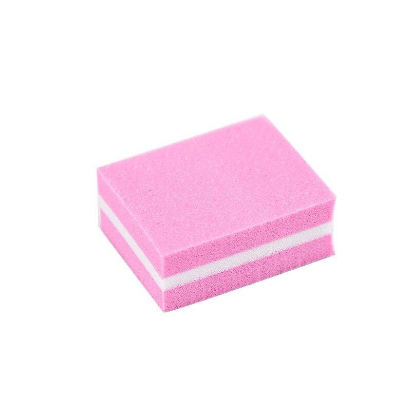 100pcs/Lot Mini Colorful Sandwich Nail File
