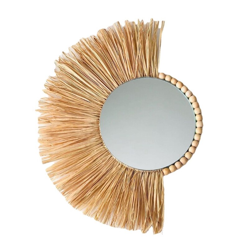 Rattan Hanging Mirror