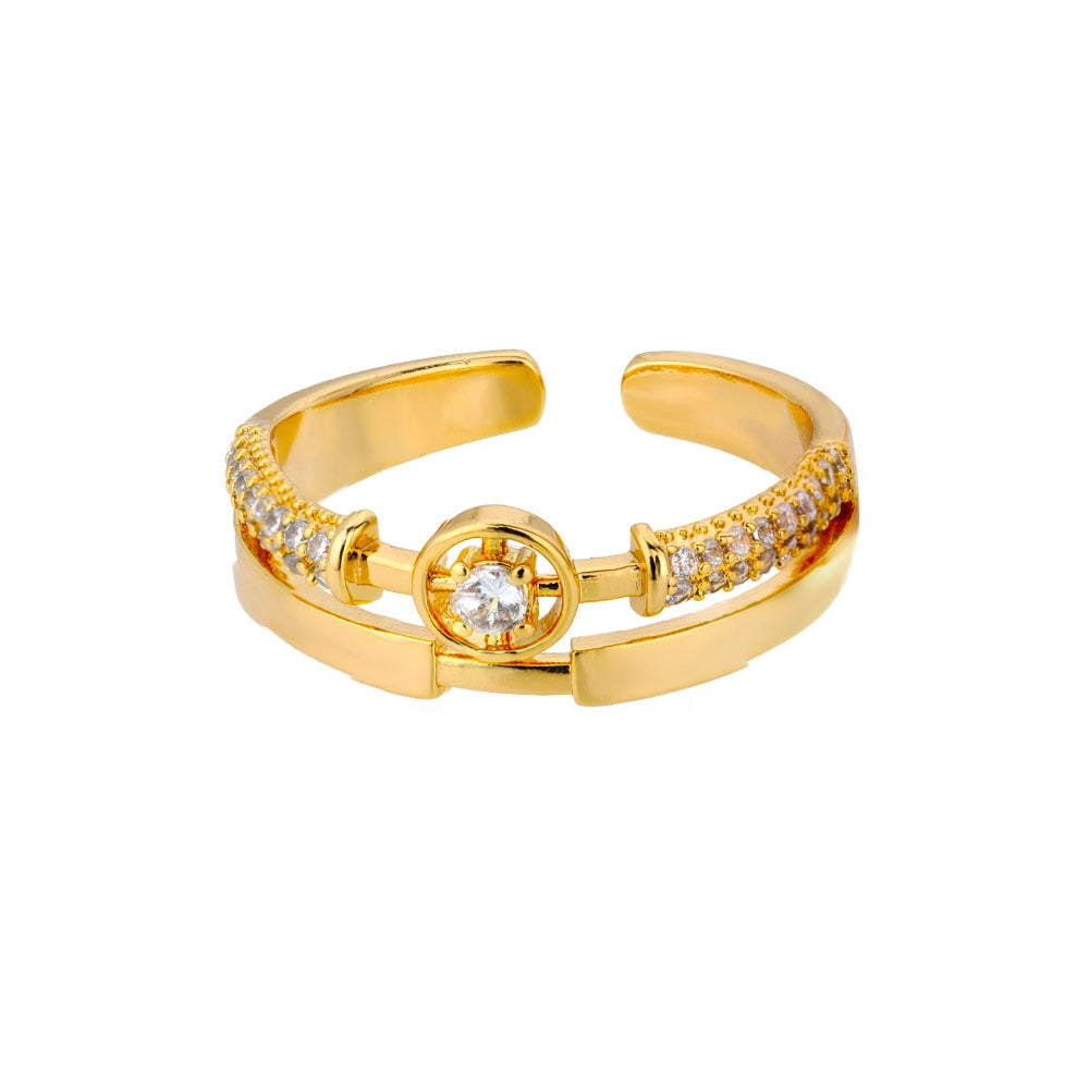 Gold Ring Star Women