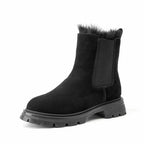 Chelsea Suede Boots Warm