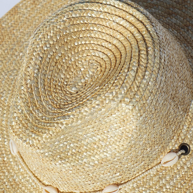 Seashells Beaded Straw Hats