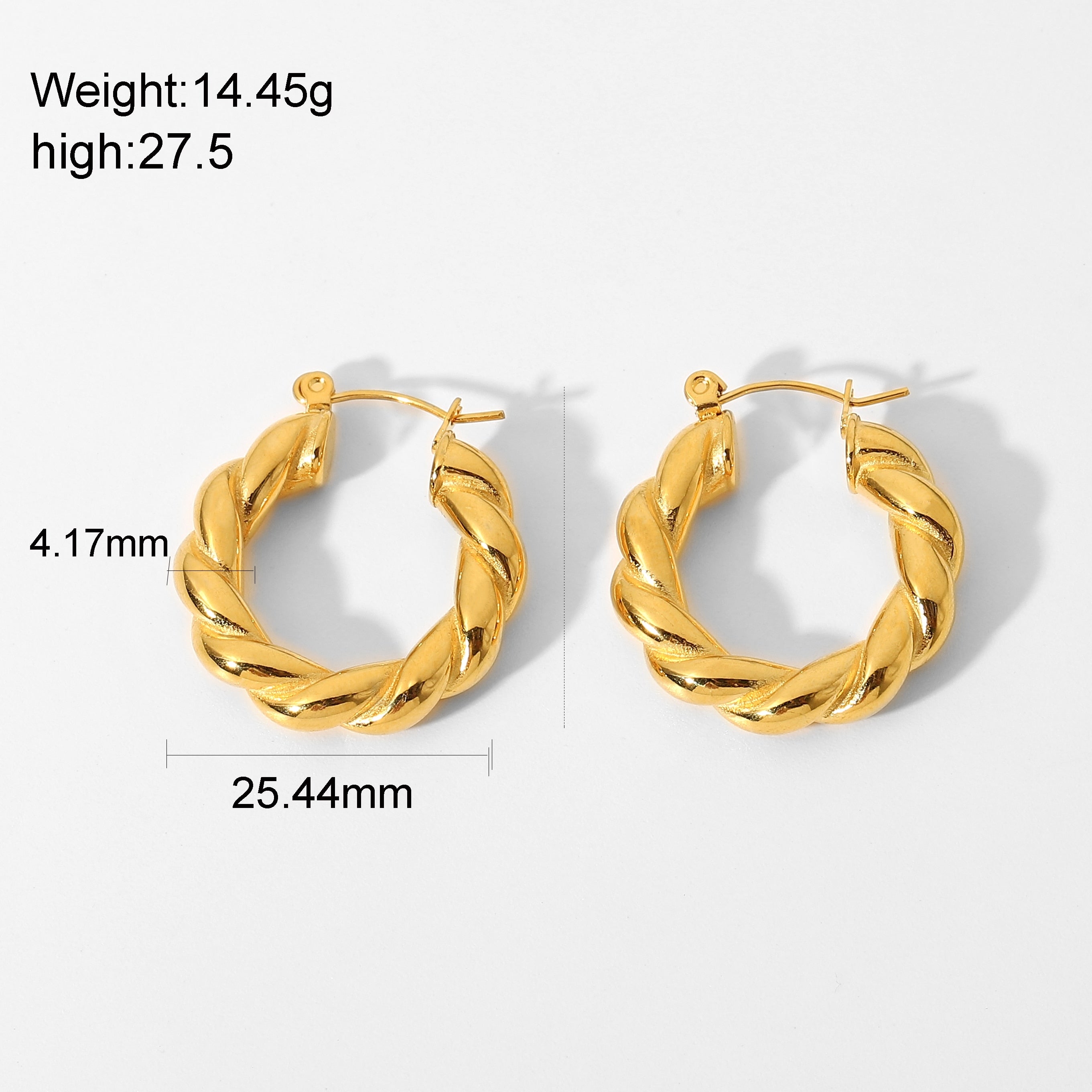 Chunky Hoop Earrings