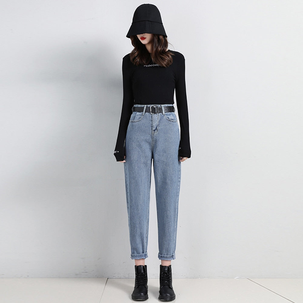 Mom Jeans High Waist Denim