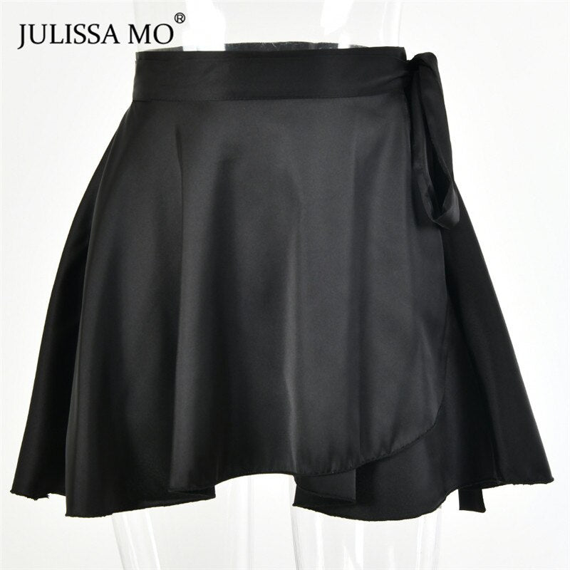 Two Piece Set Satin Dress