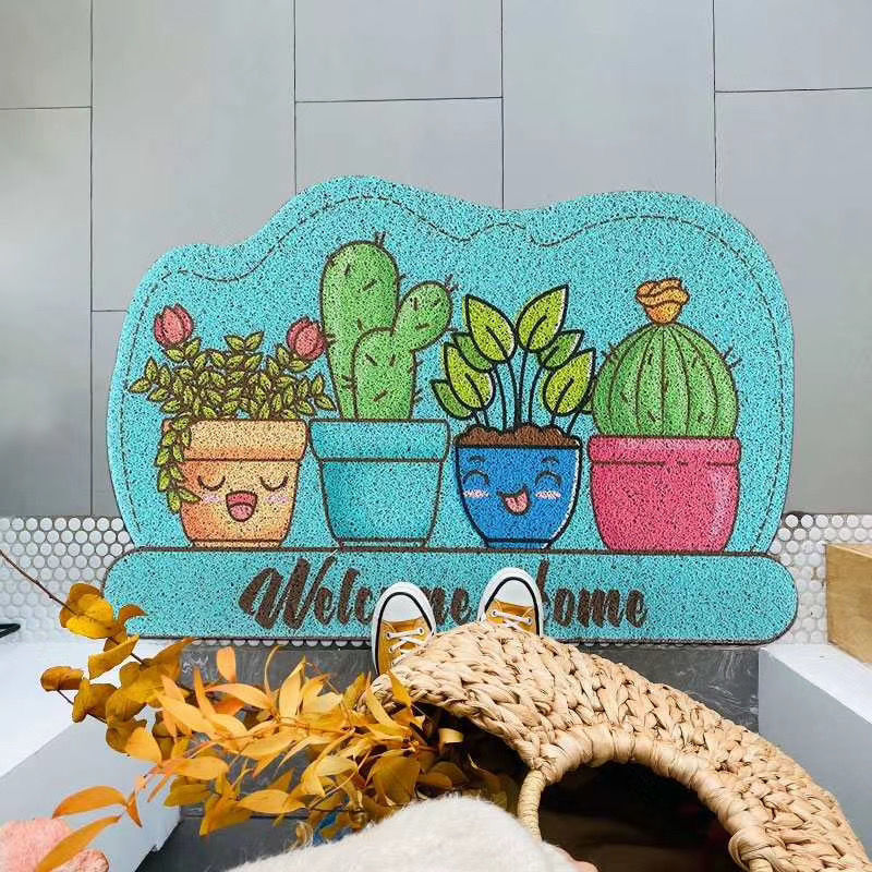 Non-slip Cute Plant Doormat