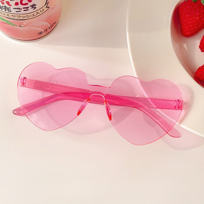 Love Heart Multicolor Party Sunglasses
