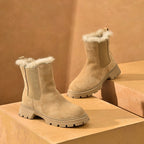 Chelsea Suede Boots Warm