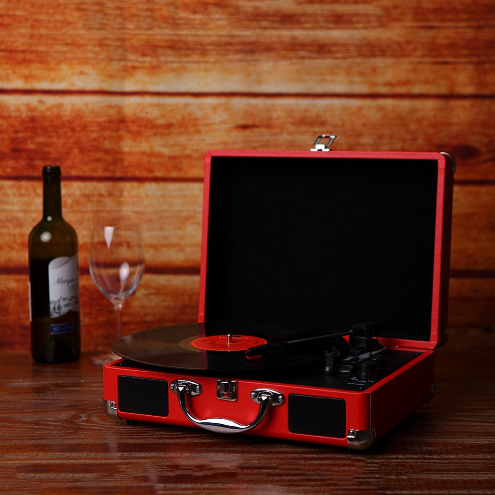 Vintage Portable Phonograph