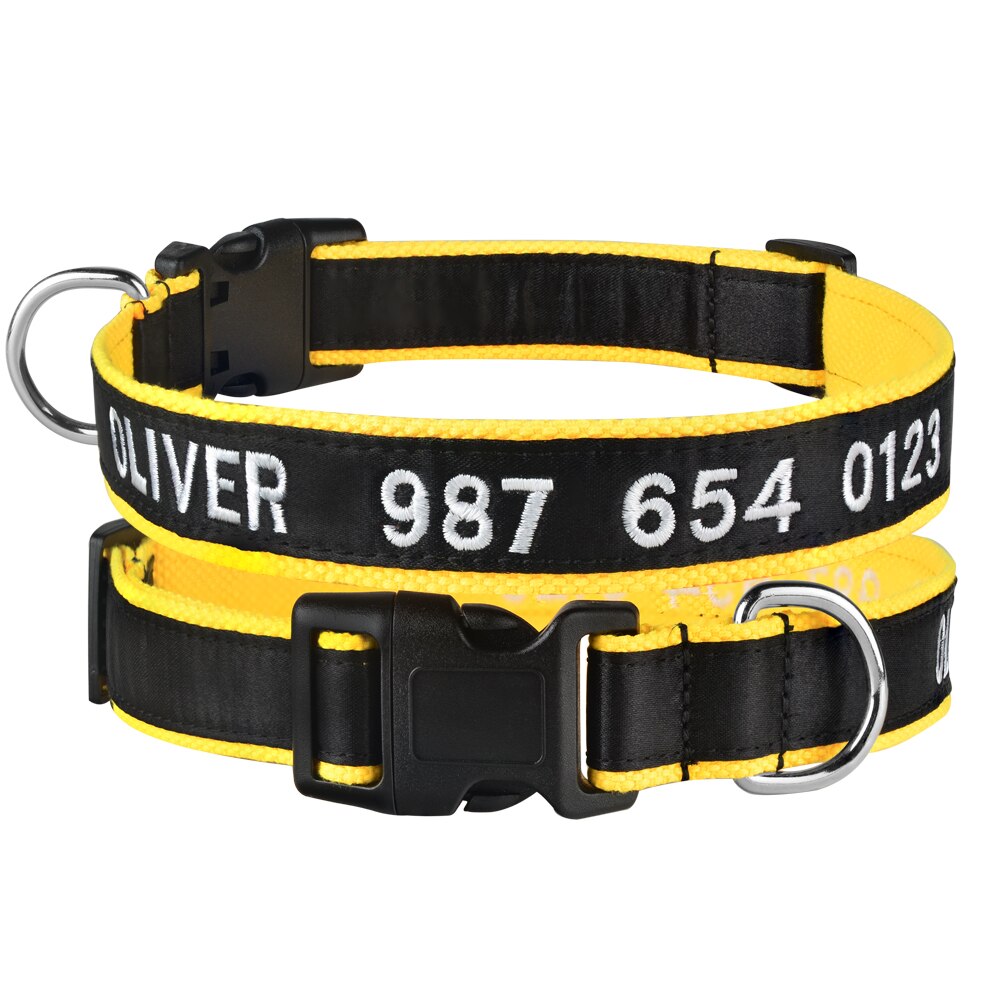 Adjustable Custom Nylon Dog Collar