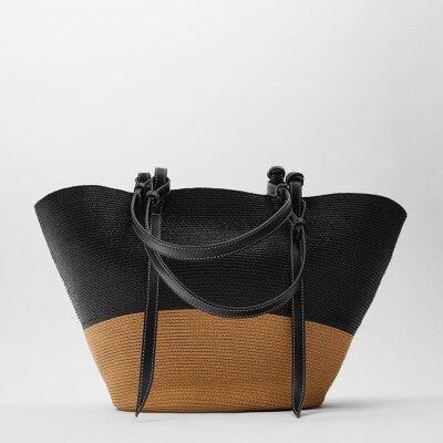 Tote Rattan Shoulder Bag
