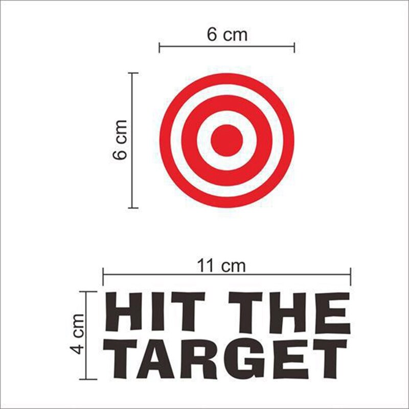 Hit The Target Waterproof Toilet Sticker