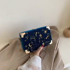 Galaxy Clutch Box Bag