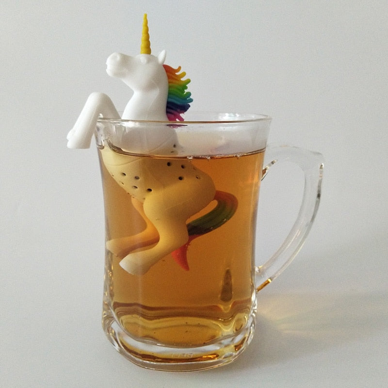 1 Pc Unicorn Tea Diffuser Silicone Tea Bag