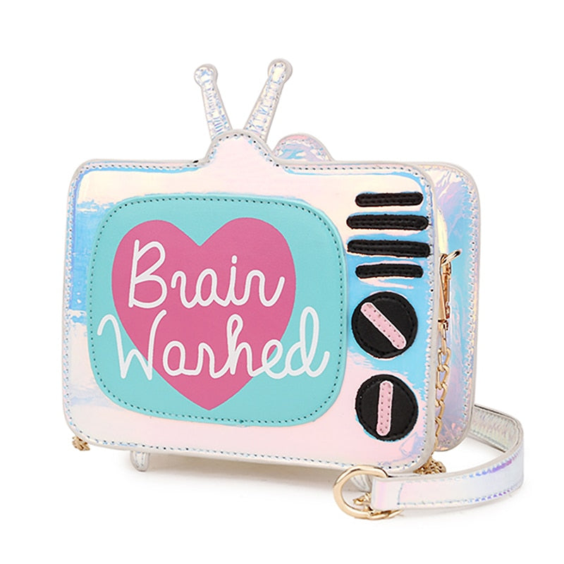 Cartoon TV Crossbody Bag