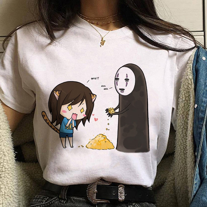 Studio Ghibli Spirited Away Print T-shirt Women