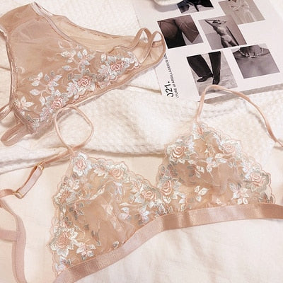 Pink Lace lingerie Set