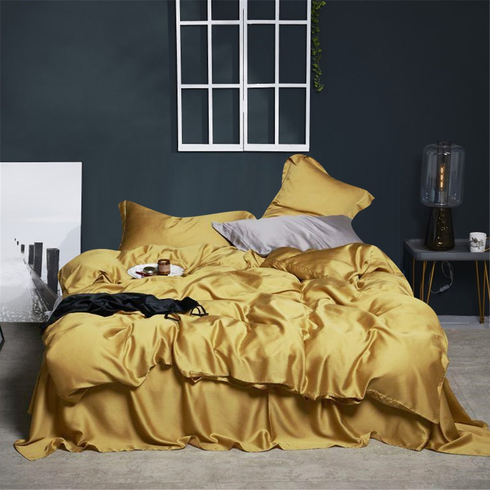 Nature 100% Silk Duvet Cover Bedding Set