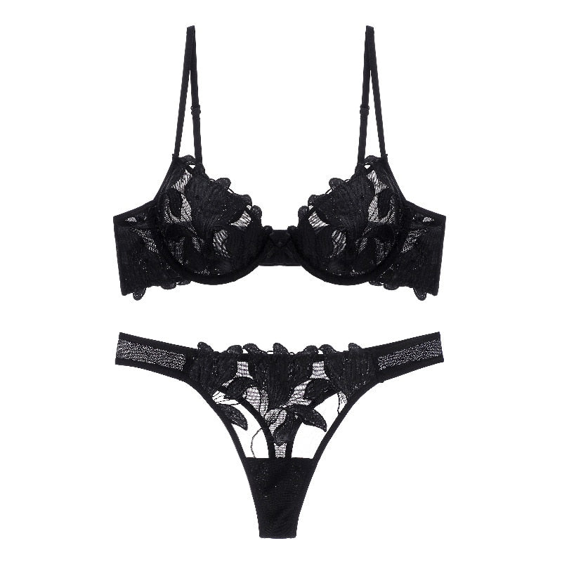 Embroidery Underwear Women