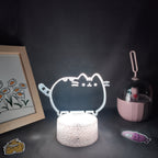 Cute Animal Cat Kitten 3D LED Lamp