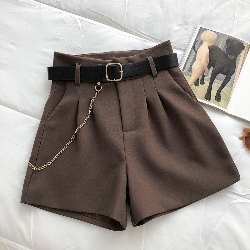 Wide Leg A-line Shorts