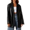 Faux Leather Blazers