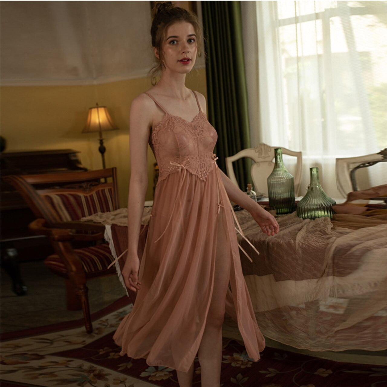 Nightgown Sleepwear Lace