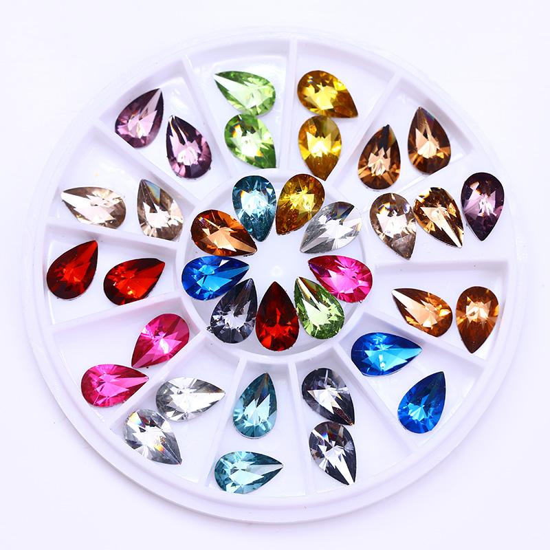 Mixed Nail Rhinestone Nail Art