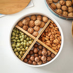 Ceramic Cover Snack Plate