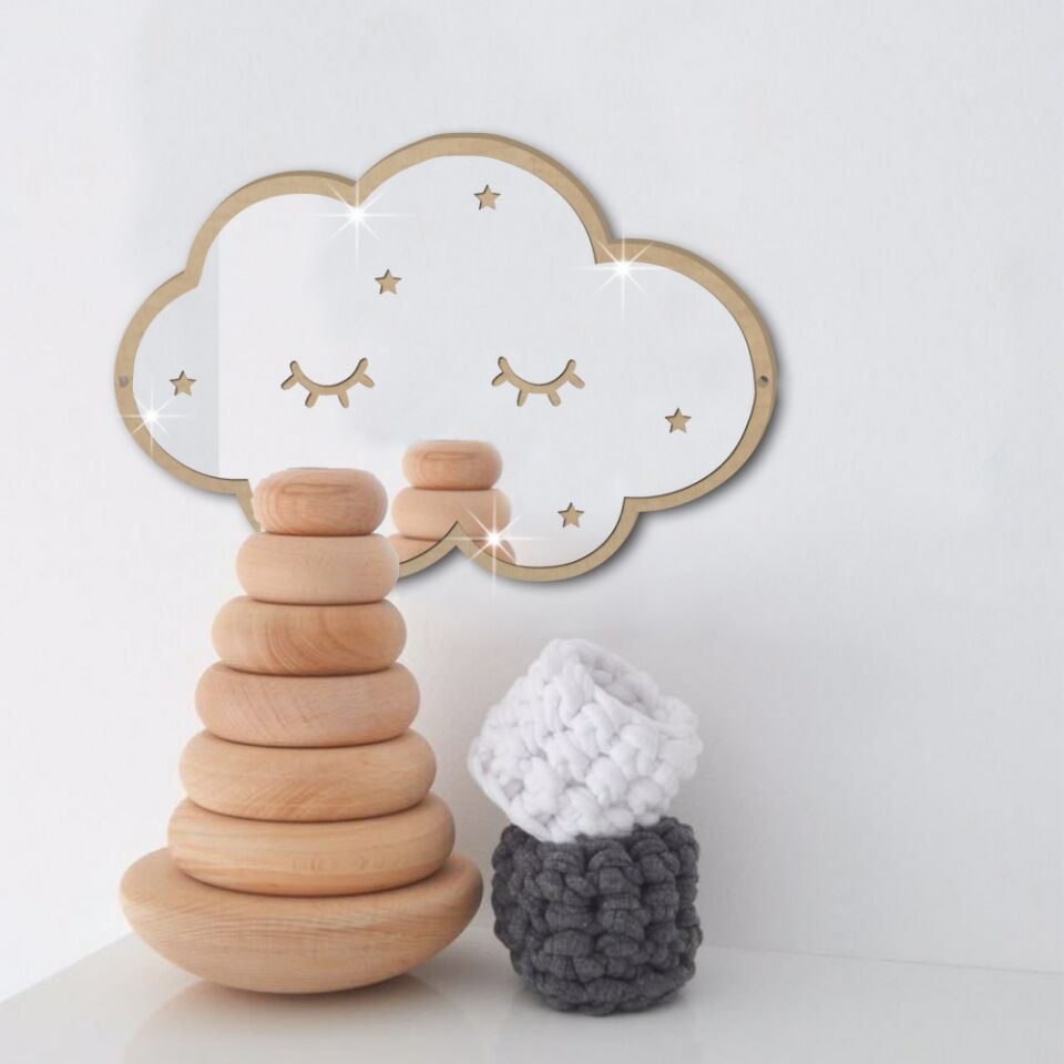 Nordic Wooden Mirror