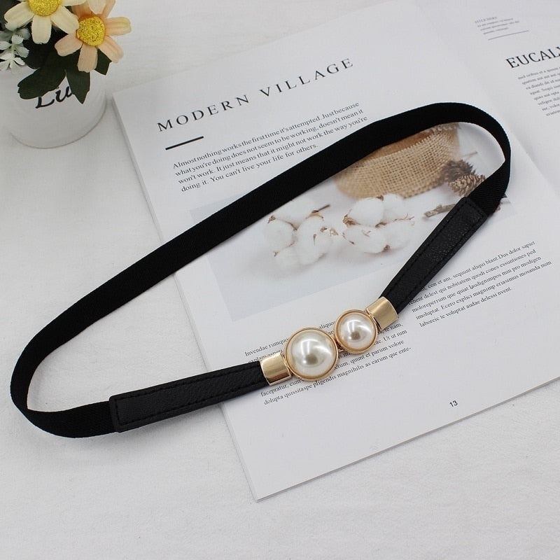 Pearl Buckle Belt