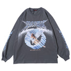 Long Sleeve Retro Graphic T-Shirt