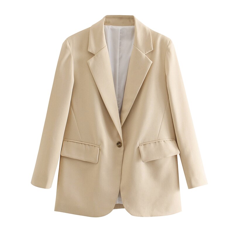 Solid Blazer Oversize