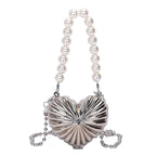 Heart Shape Pearl Mini Bag