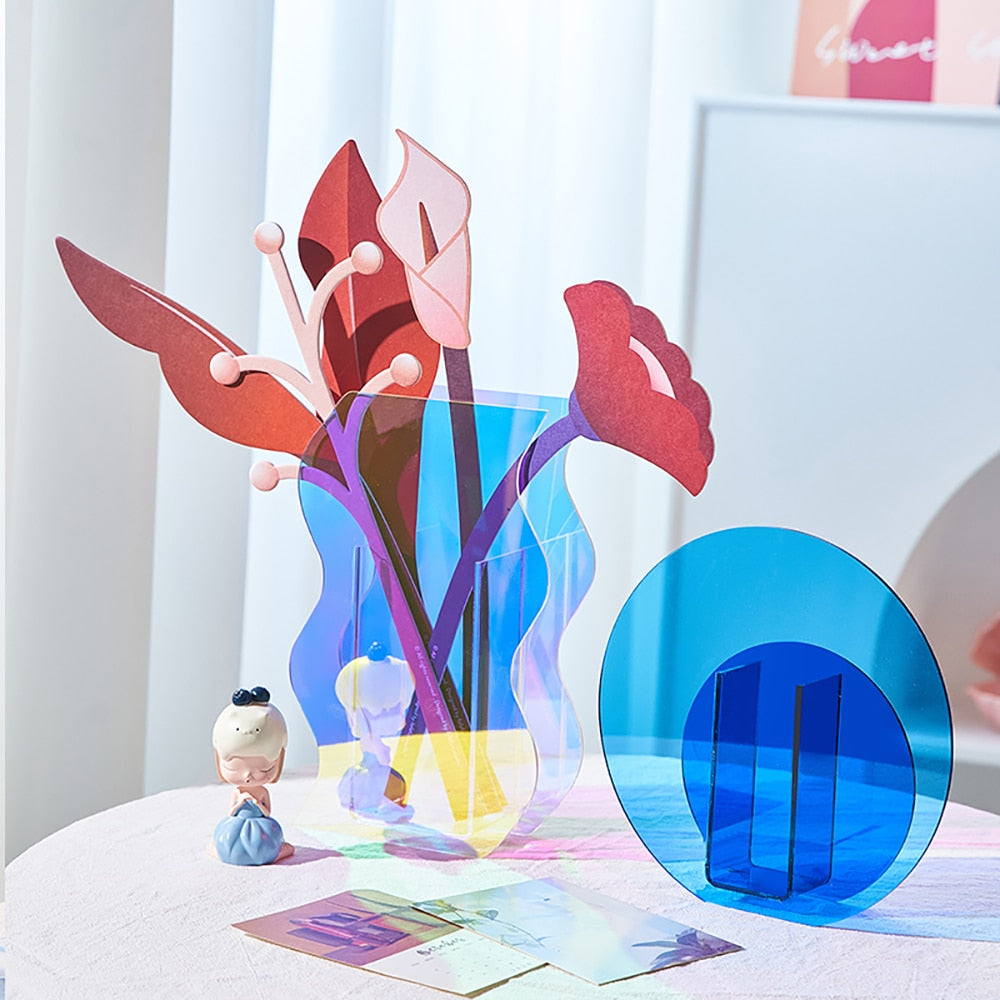 Decorative Acrylic Flower Pot