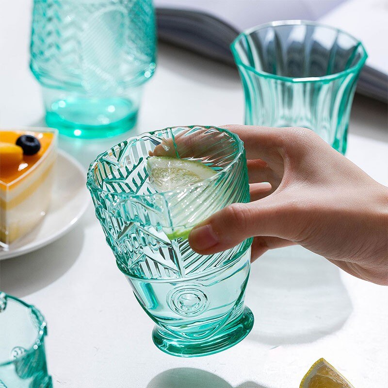 Koi Fish 4Pcs/Set Cup Fish Shaped Glass Set