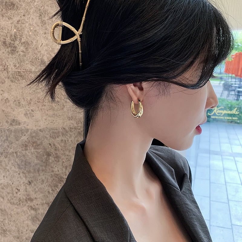 Gold  Hoop Earrings