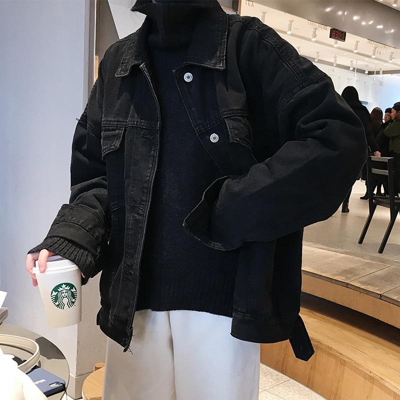 Black Oversize Denim Jacket