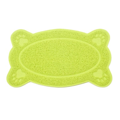 Paw Bone Shape Feeding Mat Pad