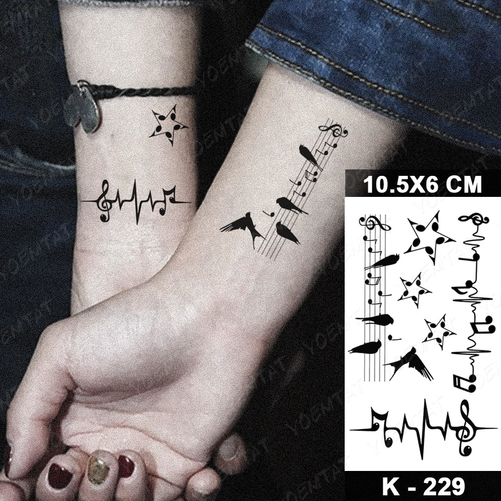 Butterfly Tattoo Waterproof Sticker