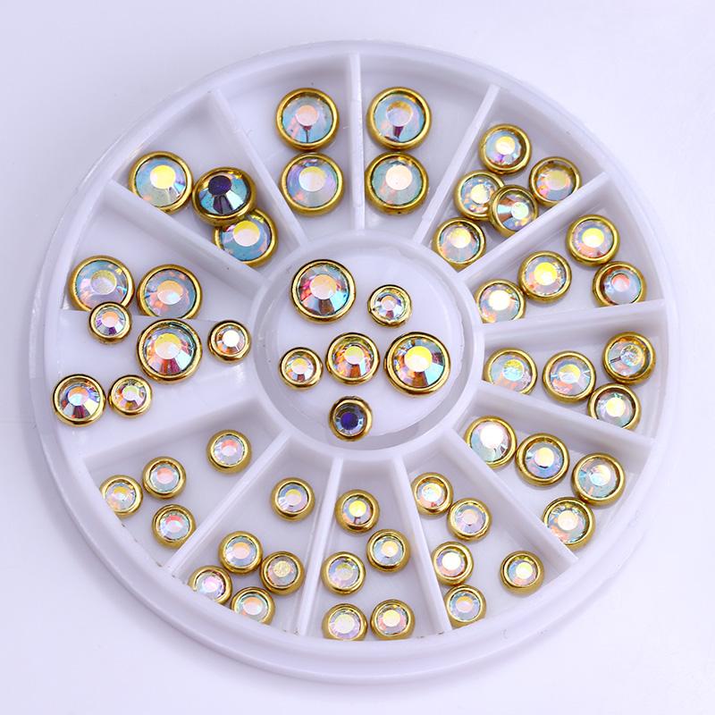 Mixed Nail Rhinestone Nail Art