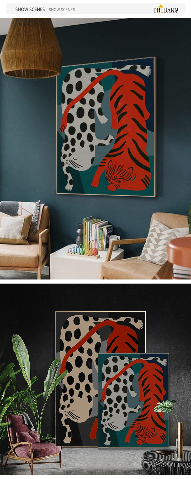 Tiger Canvas Printing Wall Art