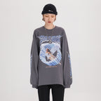 Long Sleeve Retro Graphic T-Shirt