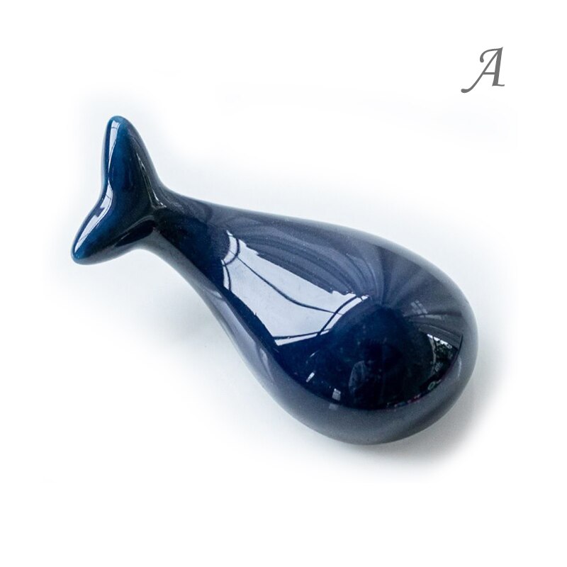 1PC Ceramic Cute Whale Chopsticks Holder