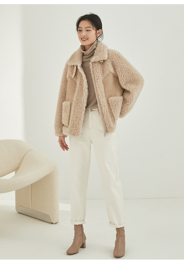 Sheep Fur Wool Jacket