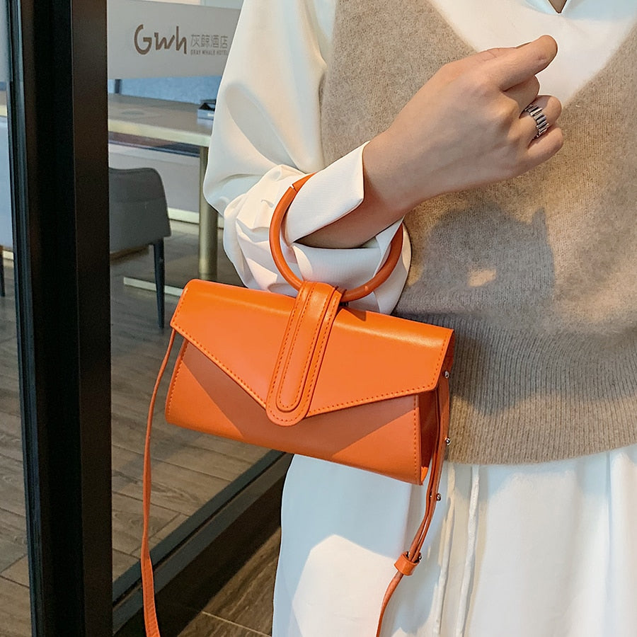 Diagonal Pu Leather Bag Pu