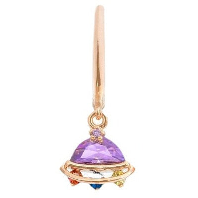 Space Zircon Earring