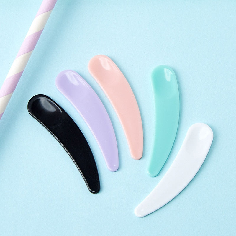 10Pcs/Set Mini Cosmetic Spatula Face Mask