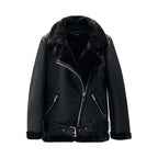 Faux Leather Biker Jacket
